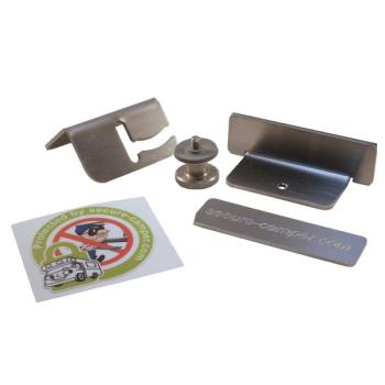Secure Camper Fensterschutz Einbruchschutz Polyvision Aero Rahmen silber S
