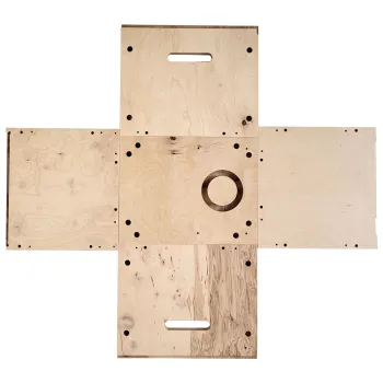 Preview: Trelino® Trenntoilette Timber S Selbstbausatz