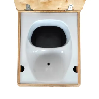 Trelino® Timber S Trenntoilette Holzoptik Holztrenntoilette Boot Schiff