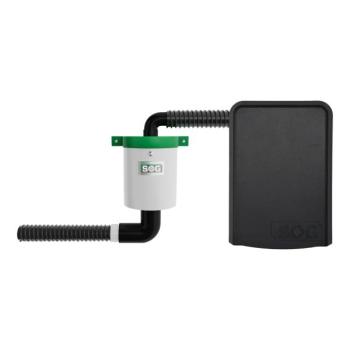 SOG WC Entlüftung Trockentoilette, SOG TT Lüfterset, Türvariante schwarz