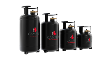 CAMPKO Gastankflasche mit 80% Multiventil 30 Liter 585 mm