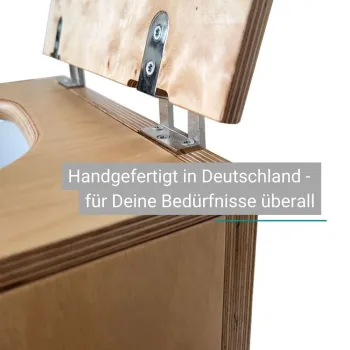 Preview: Trelino® Timber S Trenntoilette Holzoptik Holztrenntoilette Boot Schiff