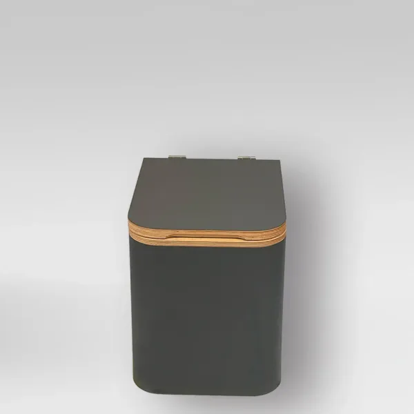 Trelino® Trenntoilette Timber M Korpus: Anthrazit Einsatz: Weiß