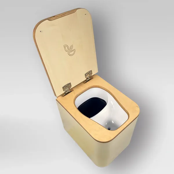 Trelino® Trenntoilette Timber M Korpus: Natur Einsatz: Weiß