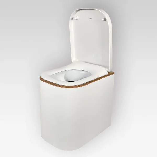 Trelino® Trenntoilette Timber D’Luxe Toilette mit WC Standard
