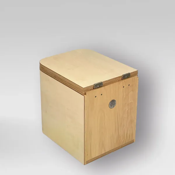 Trelino® Trenntoilette Timber M Korpus: Natur Einsatz: Weiß