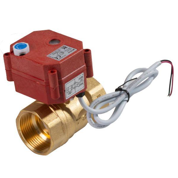 Reich Ablassventil Abwasser Kugelhahn mit Stellantrieb 12 V