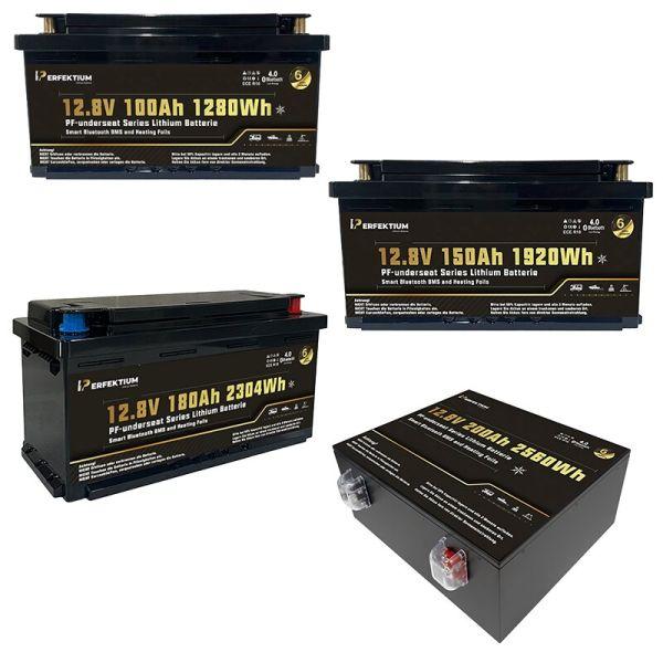 Perfektium Lithium Batterie PF Underseat 12V mit Heizung, 180 Ah