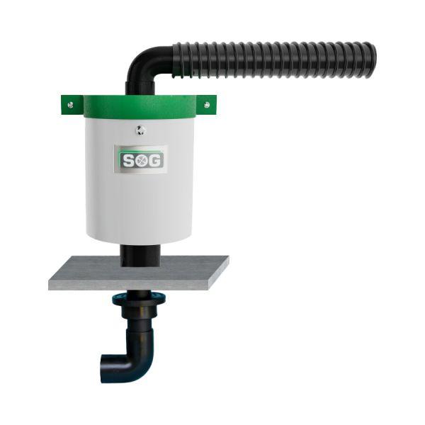 SOG WC Entlüftung Trockentoilette, SOG TT Lüfterset, Bodenvariante