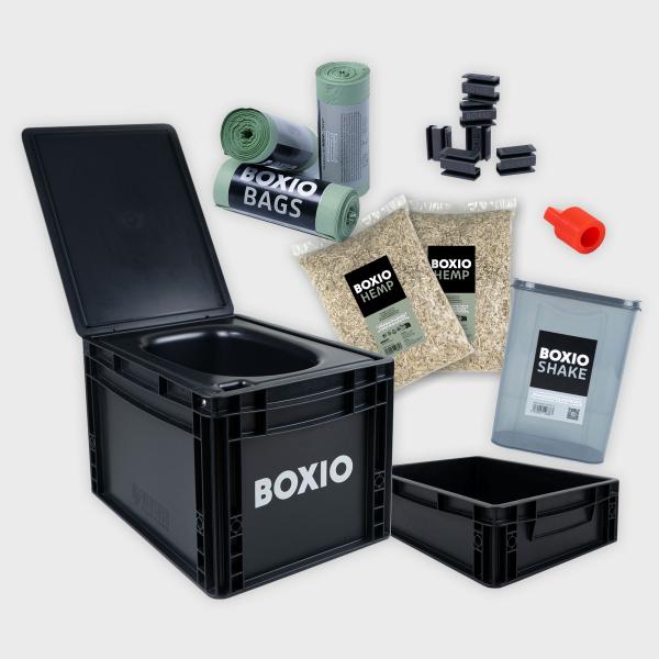 Boxio Toilet Max+ Trenntoilette in der Eurobox