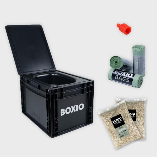 Boxio Toilet Plus Trenntoilette in der Eurobox