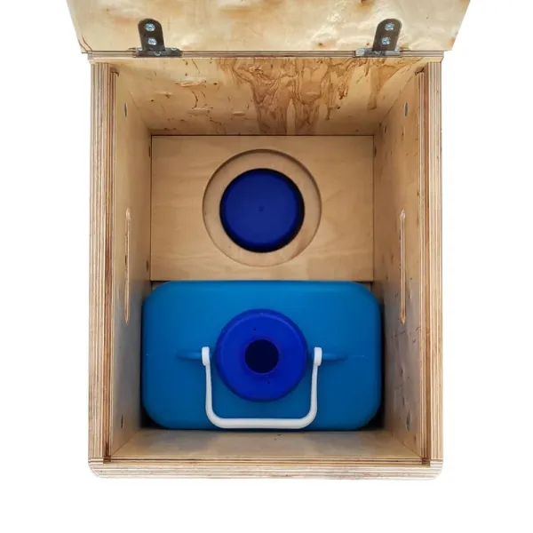 Trelino® Timber S Trenntoilette Holzoptik Holztrenntoilette Boot Schiff