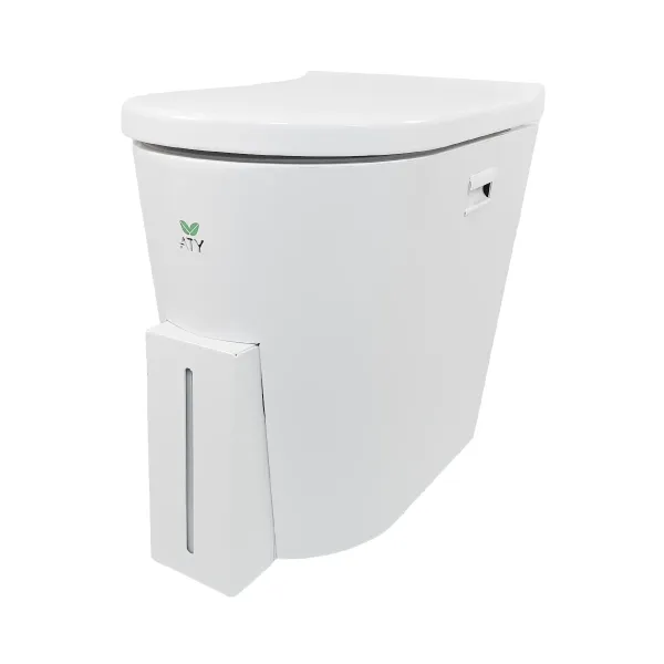 TomTur ATY Move Trenntoilette aus Metall mit Beutel