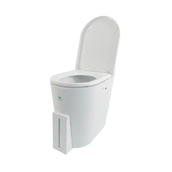 TomTur ATY Move Trenntoilette aus Metall mit Beutel
