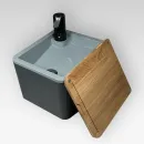 Trelino® Splash S Premium Anthrazit mobiles Waschbecken Outdoor & Camping