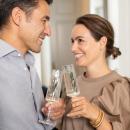 Koziol CLUB Trinkglas Superglas, Sektglas 100 ml, 2 Stück